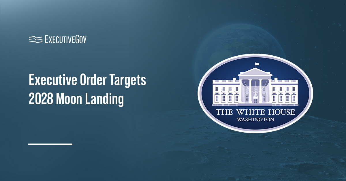 White House. President Trump signed an executive order that calls for the return of astronauts to the lunar surface by 2028.