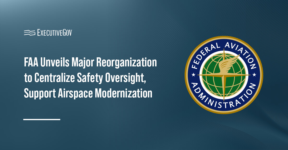 faa-dot-overhaul-safety-oversight FAA logo. FAA is restructuring its organization to centralize safety oversight.