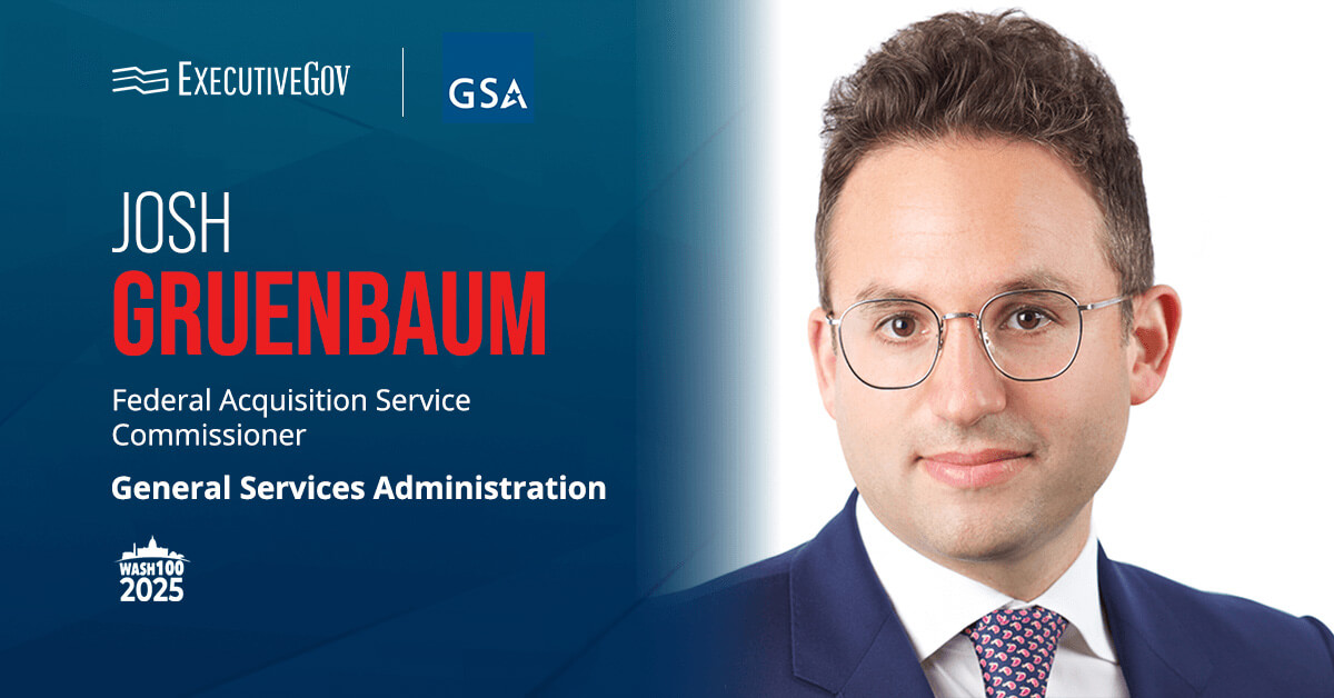 Josh Gruenbaum. The commissioner of the Federal Acquisition Service said the OneGov agreement will secure AI systems