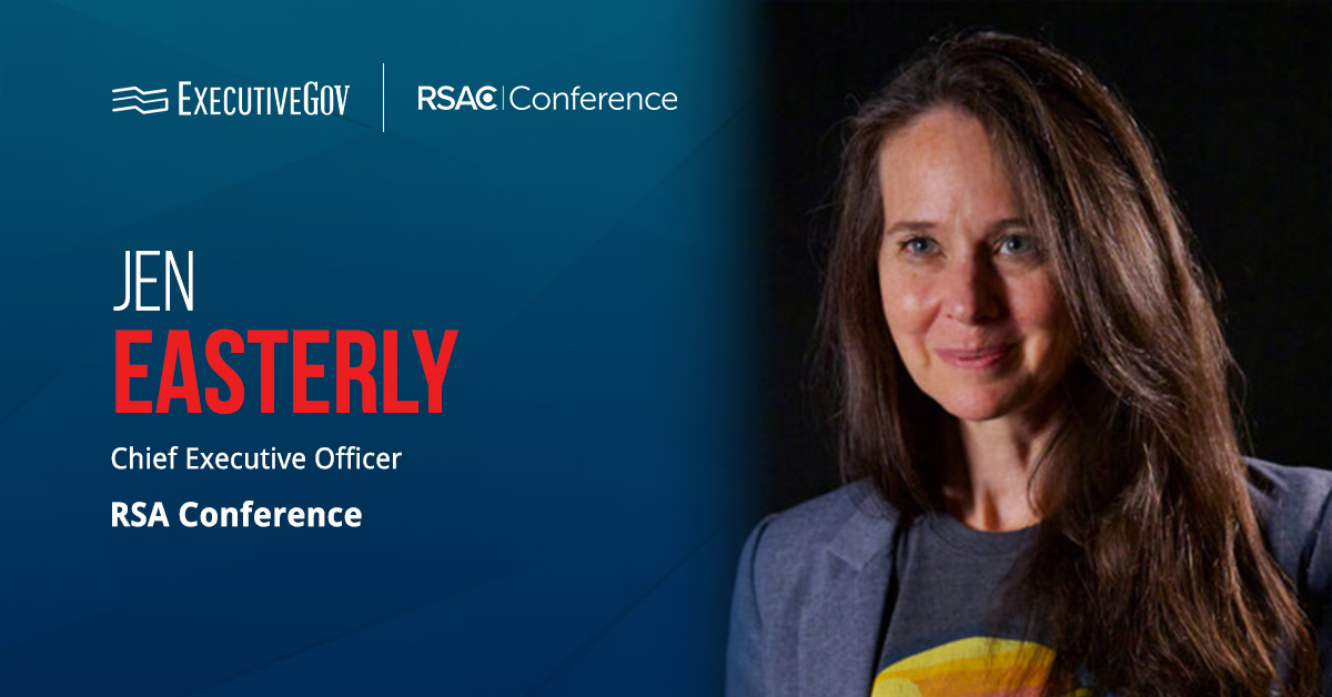 Jen Easterly, CEO of RSA Conference. Easterly previously served as director of CISA