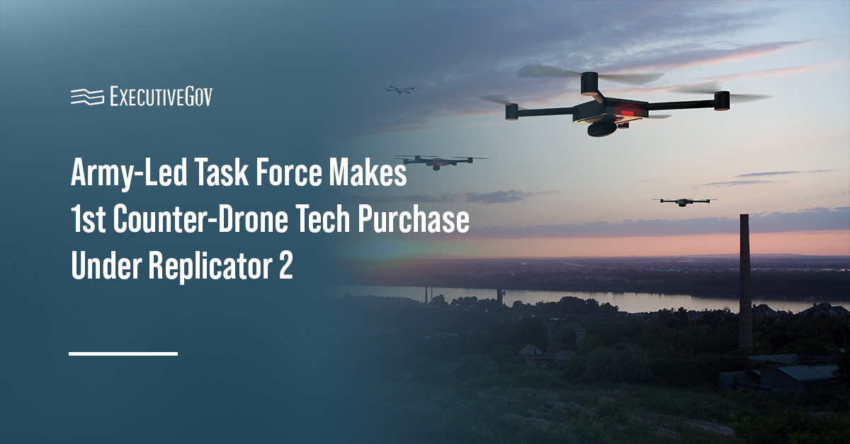 Drone swarm. The Army-led JIATF 401 awarded a contract to buy two DroneHunter F700 counter-UAS systems under Replicator 2.
