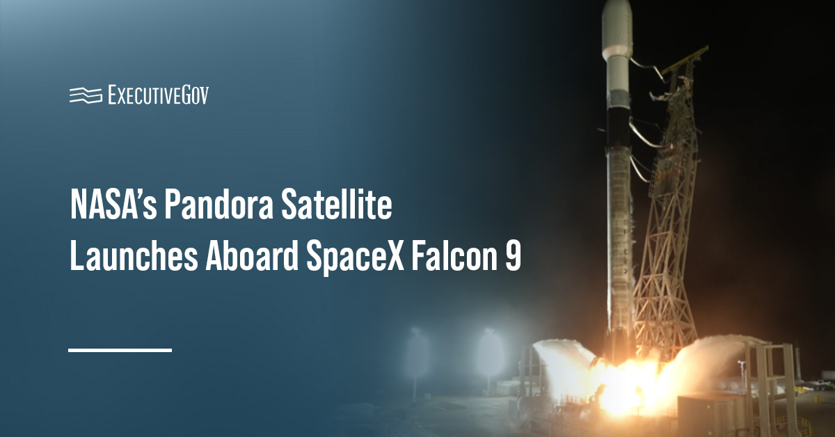 SpaceX Falcon Rocket. NASA has launched its Pandora Satellite aboard a SpaceX Falcon 9 mission.