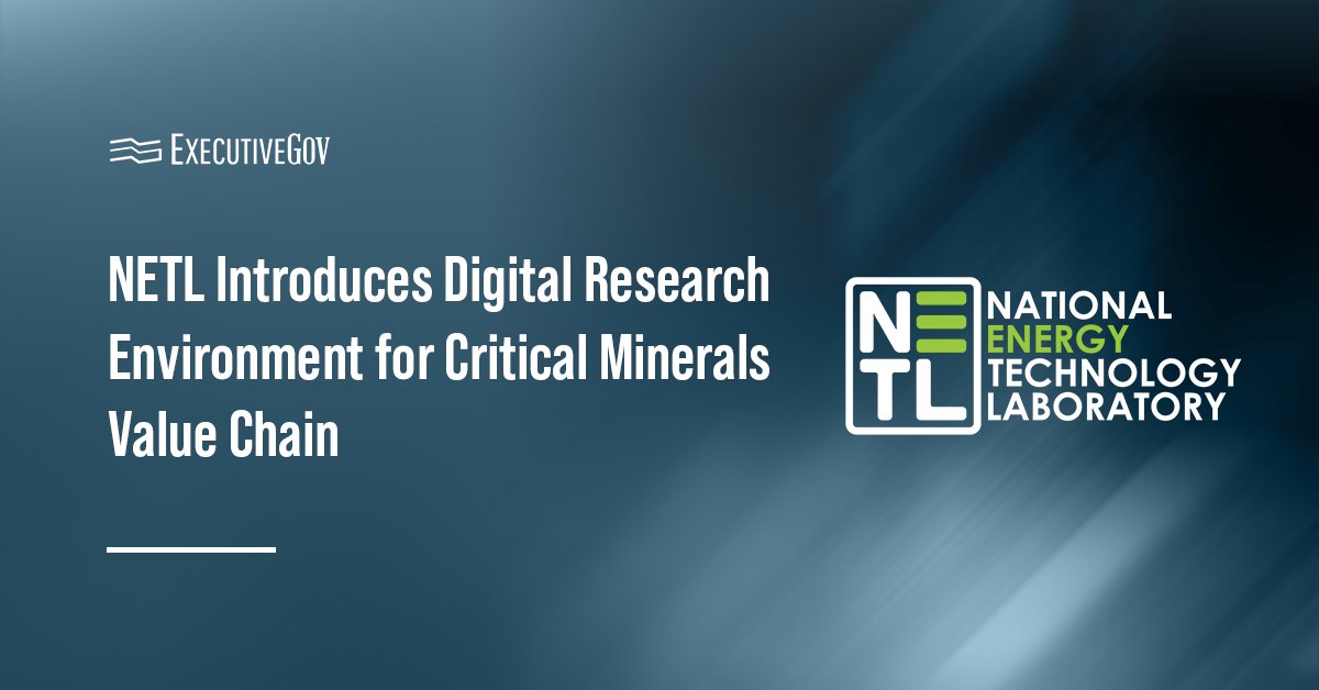 NETL logo. NETL has introduced ClaiMM, a new digital research environment for critical minerals.