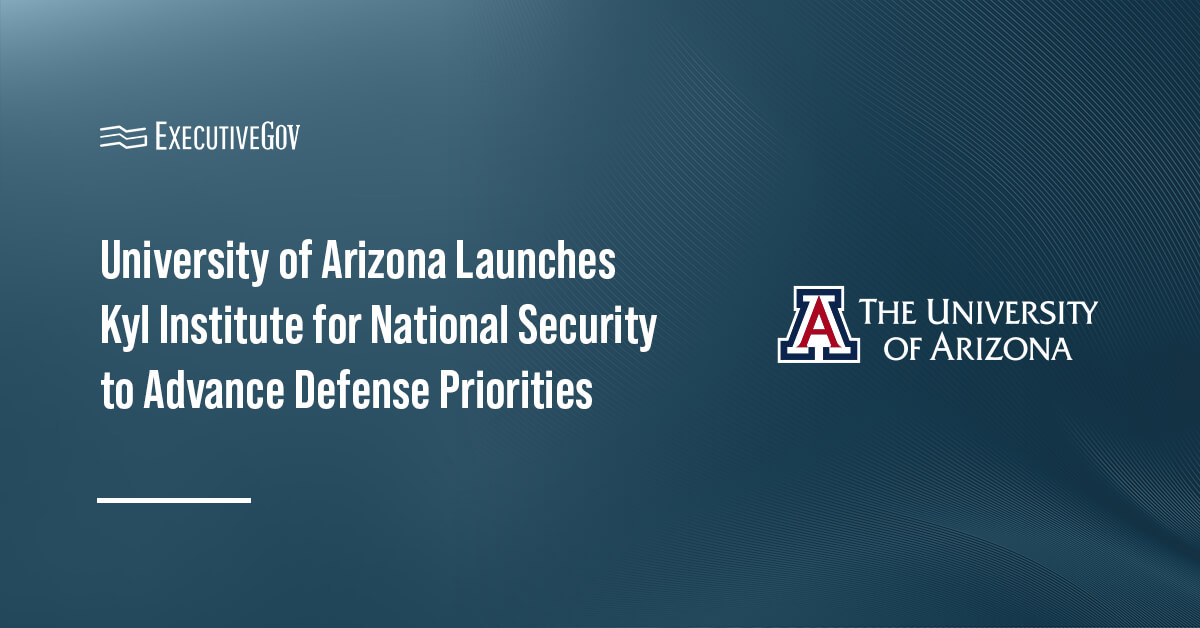 University of Arizona logo. The University of Arizona has launched the Kyl Institute for National Security.