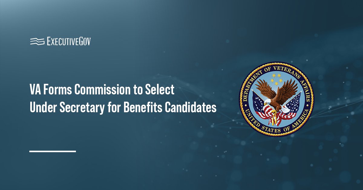 The Department of Veterans Affairs' logo. VA is searching for candidates to lead the Veterans Benefits Administration.