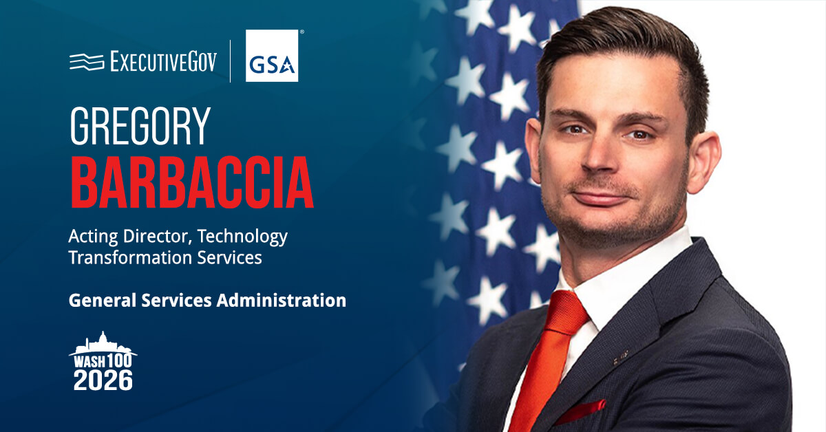 Gregory Barbaccia. The federal CIO has joined GSA as acting director of the Technology Transformation Services.