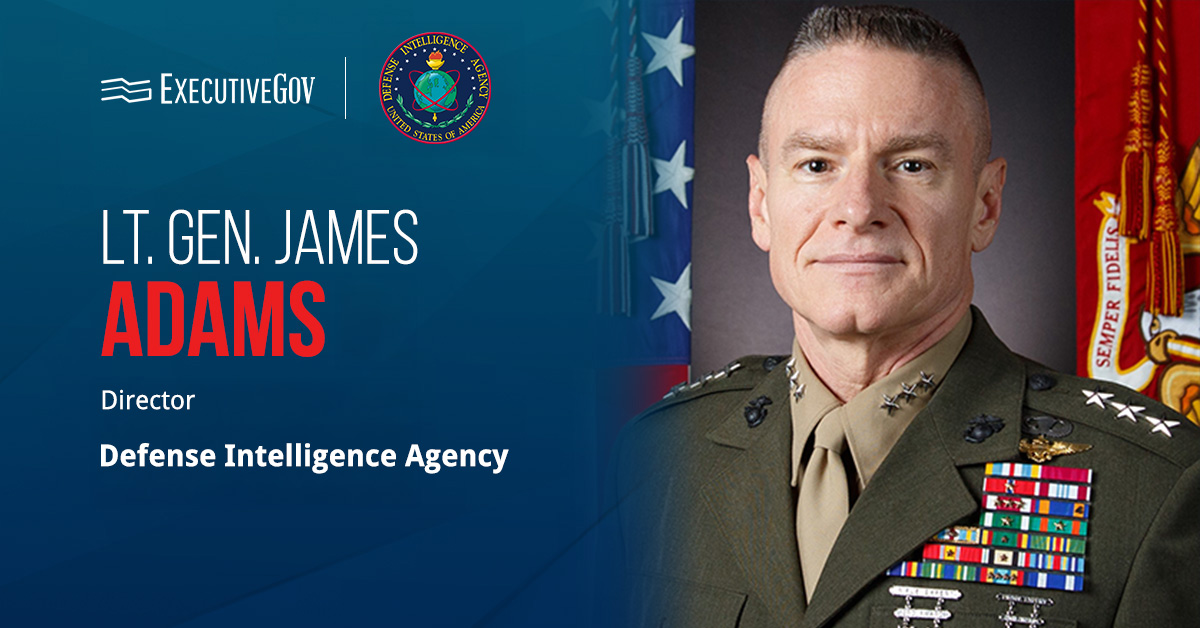 Lt. Gen. James Adams. The former USMC deputy commandant is the new director of the DIA.