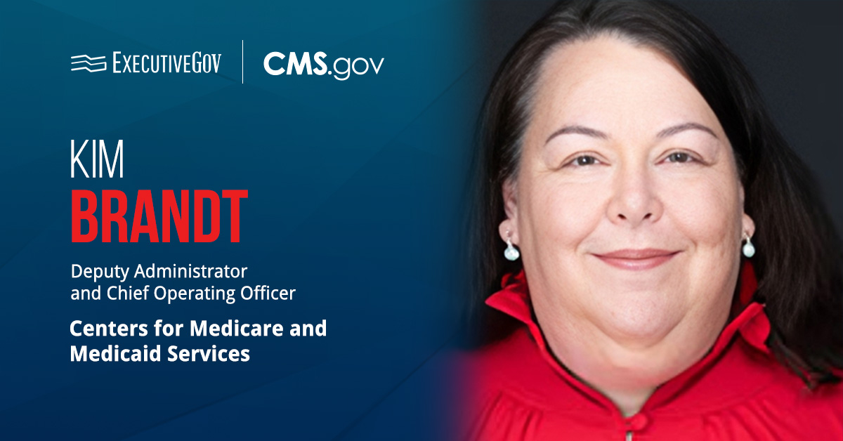 Kim Brandt. The CMS deputy administrator and COO talked about the use of AI to strengthen fraud detection.