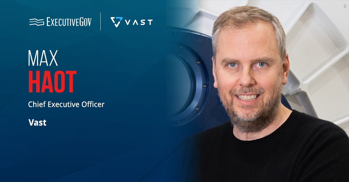 Max Haot, CEO of Vast. Haot said commercial crewed missions is critical to unlocking the orbital economy