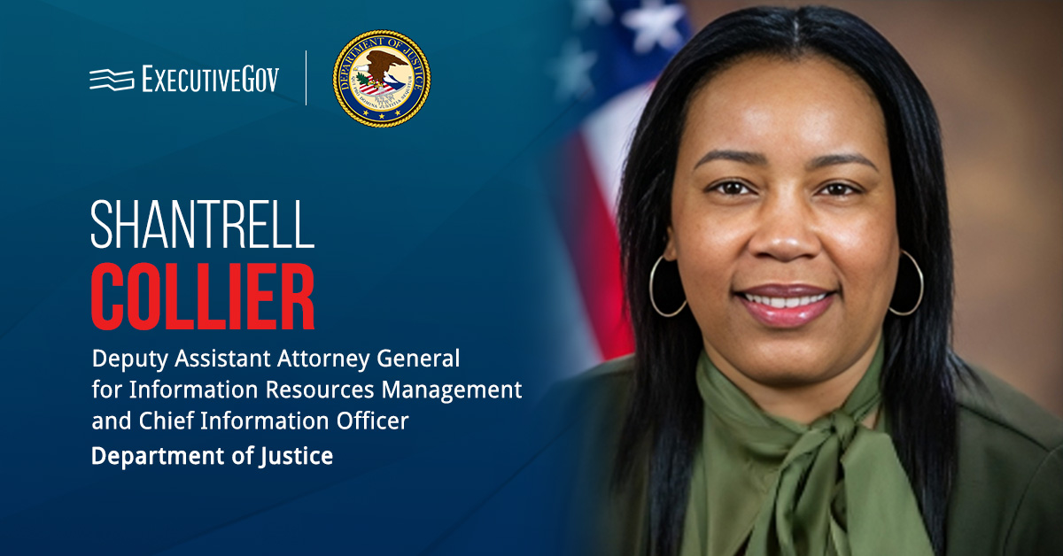 Shantrell Collier. The Department of Justice deputy chief information officer has been named CIO.
