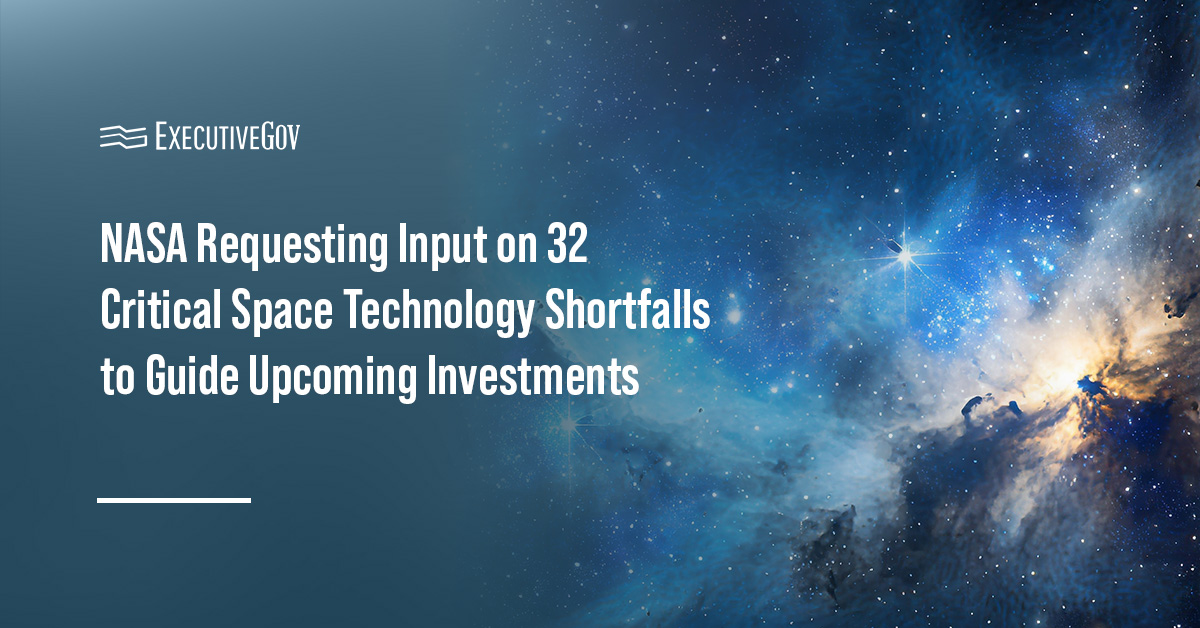 Deep space. One of the shortfalls identified is propulsion systems for deep-space and planetary missions