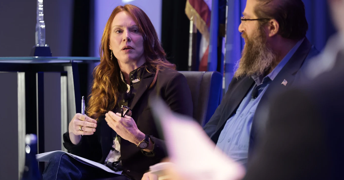 Can Object-Level Encryption Replace Traditional Cybersecurity Models? Executive Gov Angel Smith. Virtru president of global public sector spoke on cybersecurity models at Potomac Officers Club Summit.