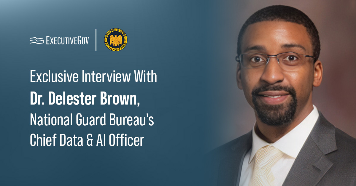 Delester Brown. The National Guard Bureau CDAO spoke to ExecutiveGov for an interview about AI's capabilities and potential.
