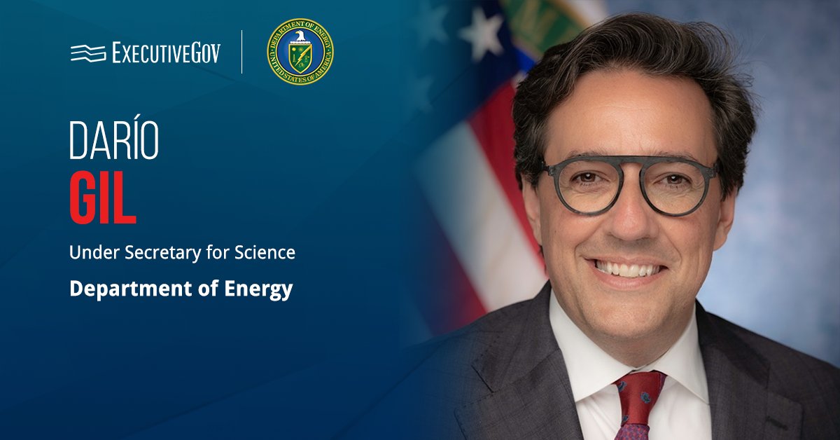 Dario Gil, under secretary for science at DOE. Gil said the investment will strengthen US technological leadership