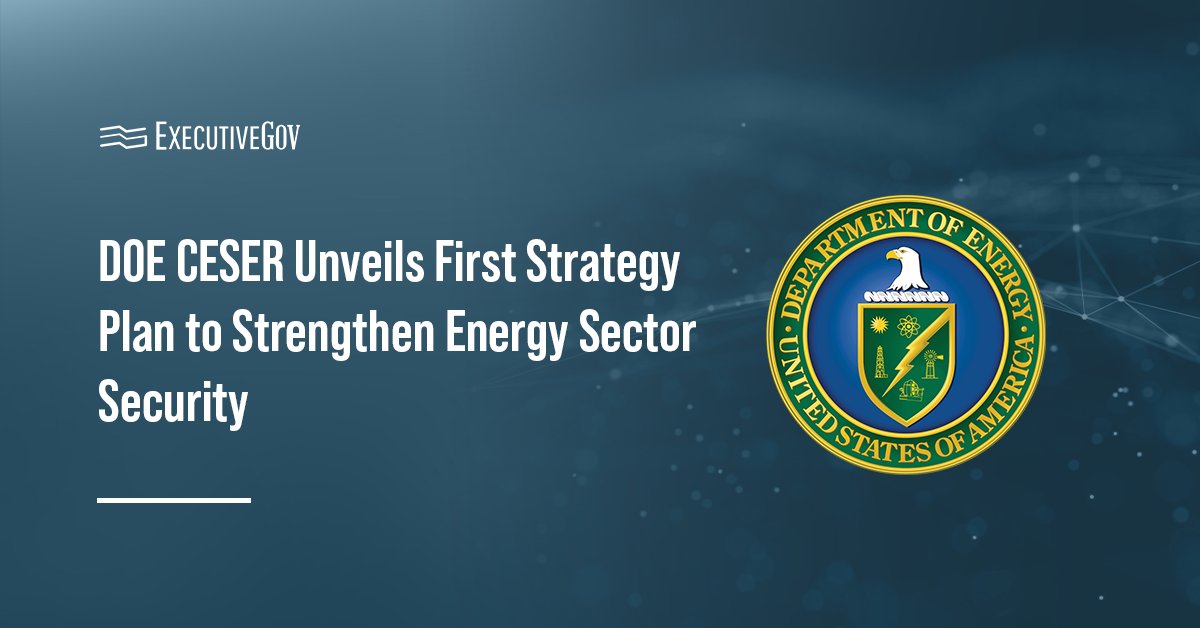 doe-ceser-strategy-plan-energy-security-launch Department of Energy seal. CESER released its five-year strategic plan to protect the energy sector.