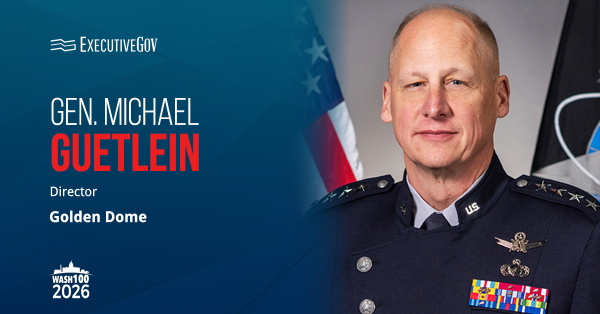 Michael Guetlein. The Golden Dome director said DOW has increased the missile defense shield’s cost estimate by $10 billion.