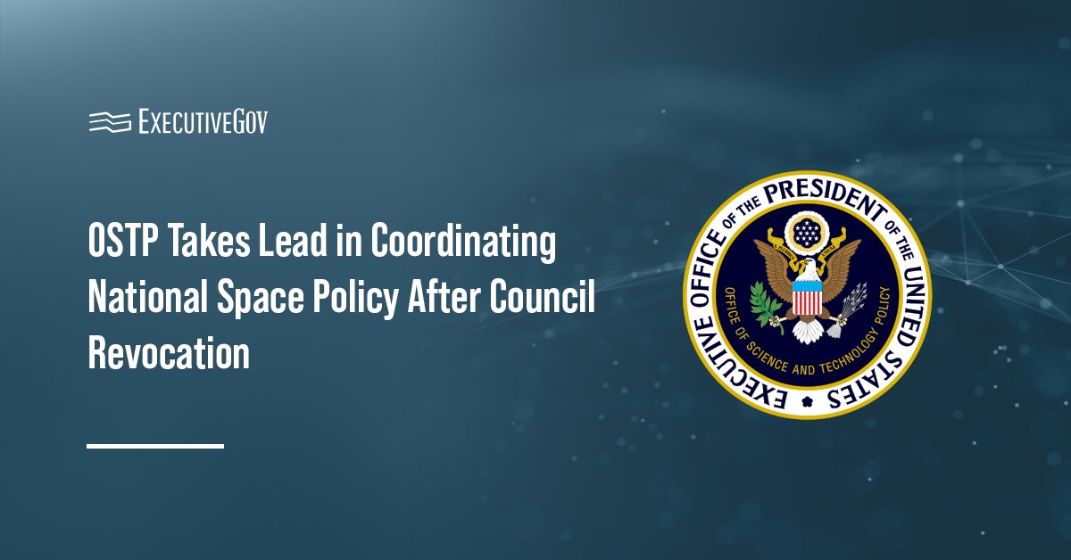ostp-national-space-policy-coordinator OSTP seal. The Office of Science and Technology Policy has taken over responsibility for coordinating national space policy.