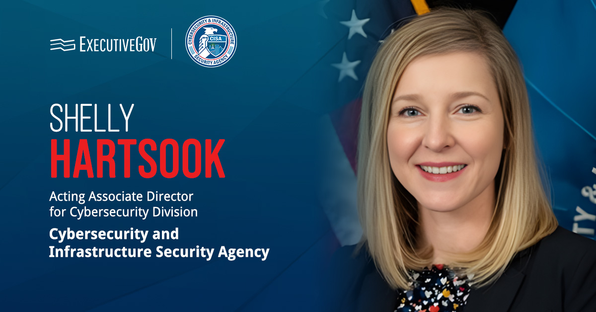 CISA's Shelly Hartsook. Shelly Hartsook will resign as acting associate director for cybersecurity within CISA.