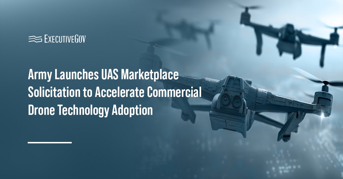 Drone swarm. The U.S. Army's PMO UAS has issued a Commercial Solutions Opening for the UAS Marketplace.