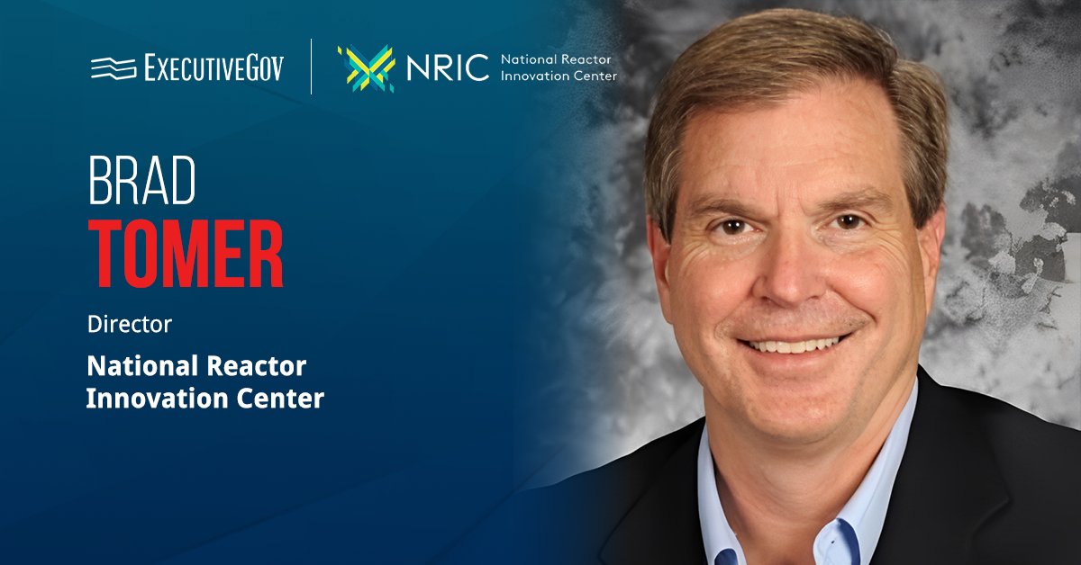 NRIC Brad Tomer. DOE and the National Reactor Innovation Center have named four participants Nuclear Energy Launch Pad.