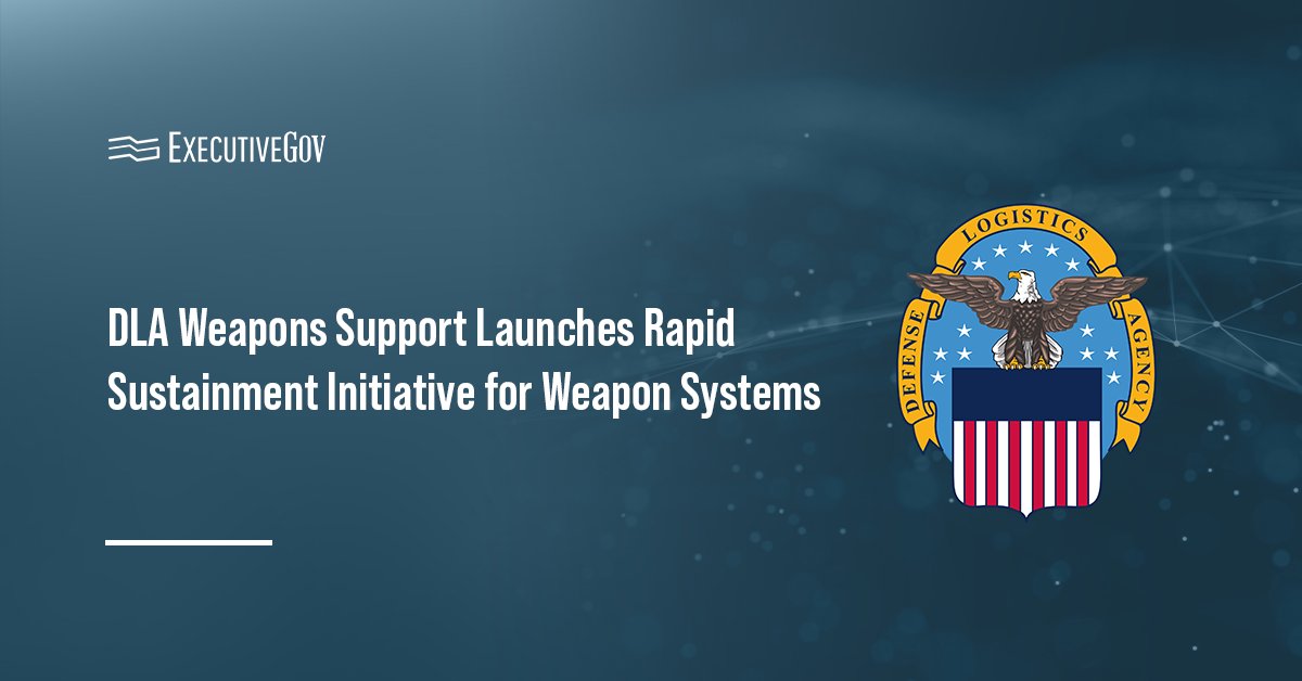 Defense Logistics Agency logo. The Defense Logistics Agency Weapons Support has launched the Rapid Sustainment Initiative.