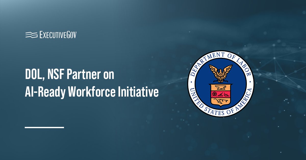dol-nsf-techaccess-ai-readiness Department of Labor seal. DOL and NSF signed an agreement to advance AI workforce development.