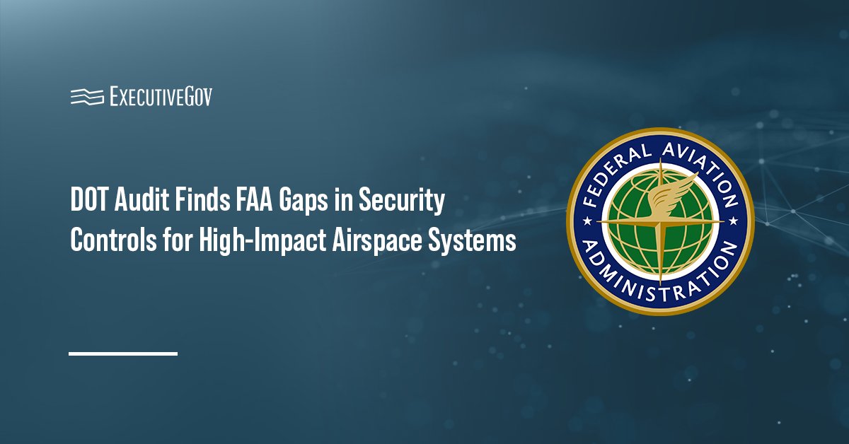 Federal Aviation Administration seal. A DOT audit found the FAA has not fully implemented baseline security controls for NAS.