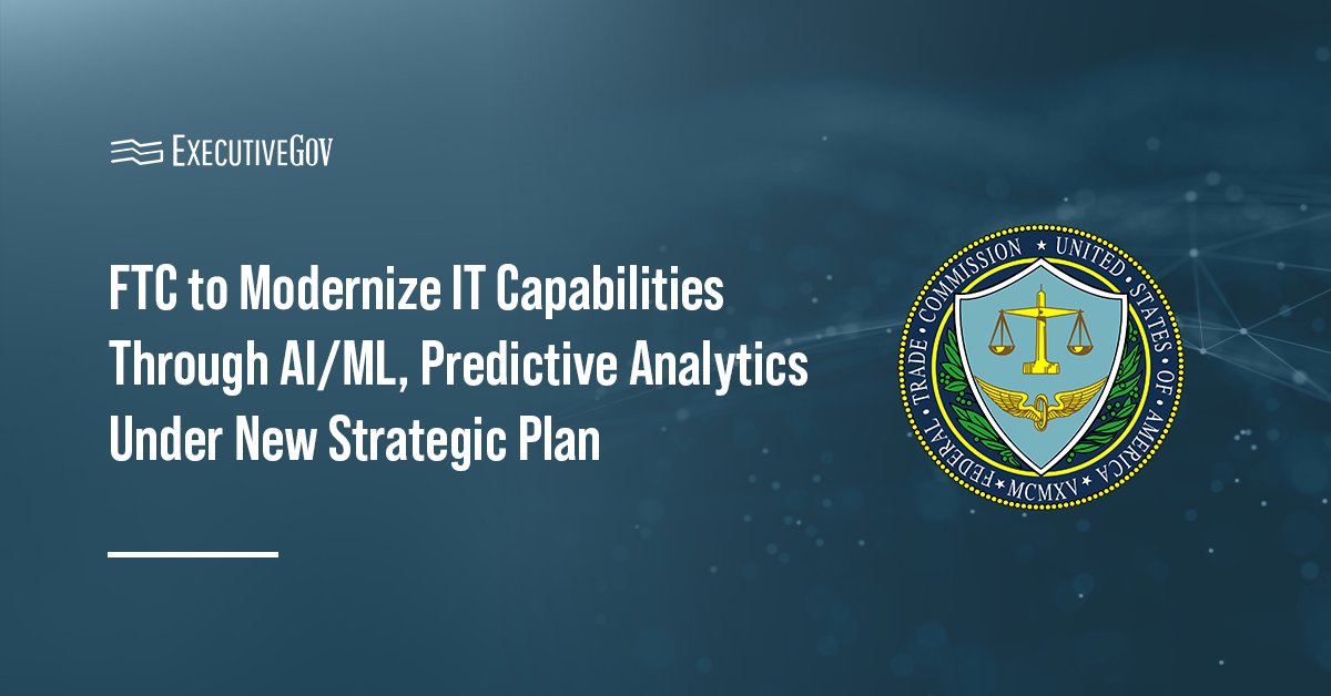 Federal Trade Commission logo. The FTC detailed its plan to modernize IT systems