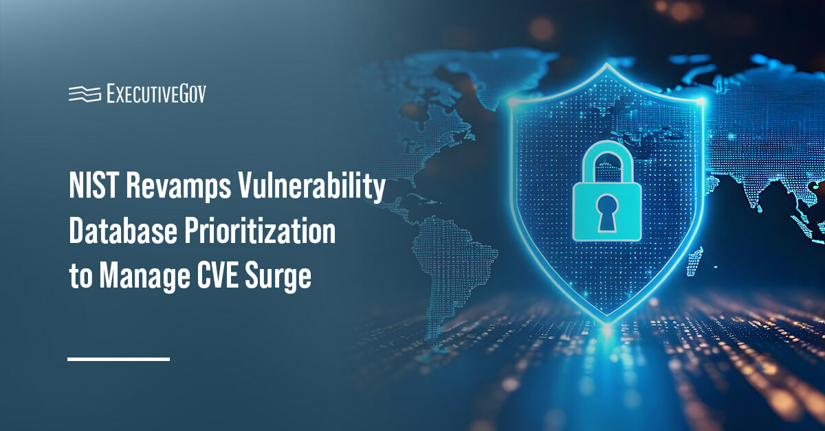 National Institute of Standards and Technology logo. NIST has revamped how it processes CVEs in its NVD.