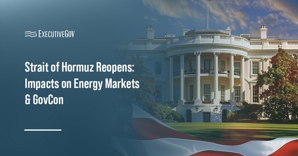 White House. The Strait of Hormuz in Iran has been reopened for U.S. access in the wake of a ceasefire.