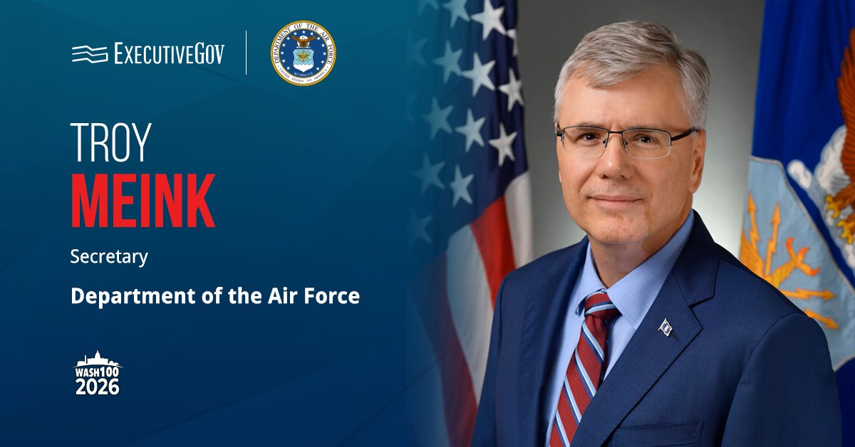 Troy Meink. The Air Force secretary discussed the role of acquisition reform in helping DAF maintain dominance.