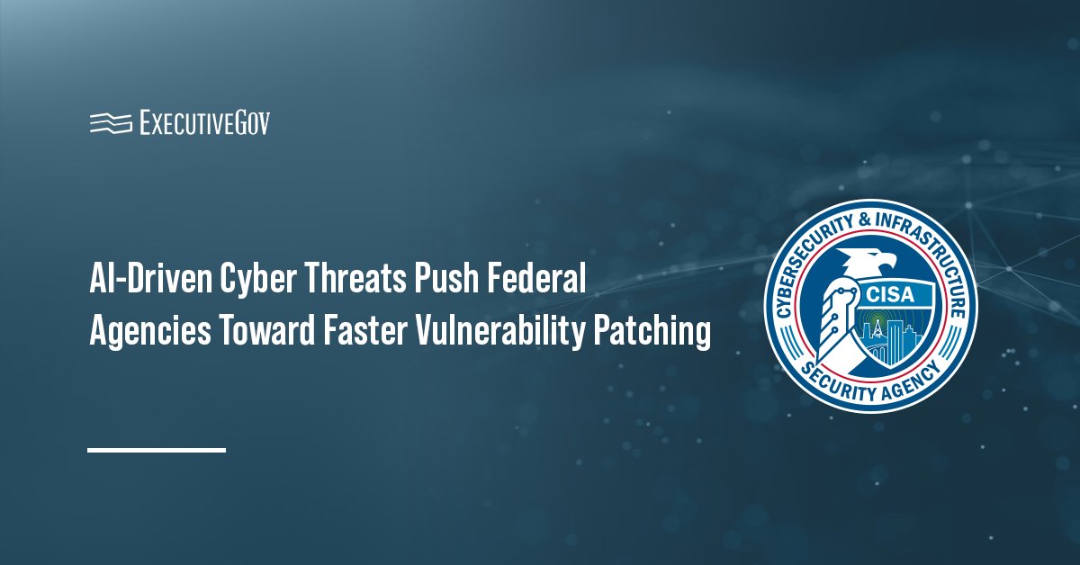 CISA logo. CISA and other federal agencies are considering a shorter vulnerability remediation window.