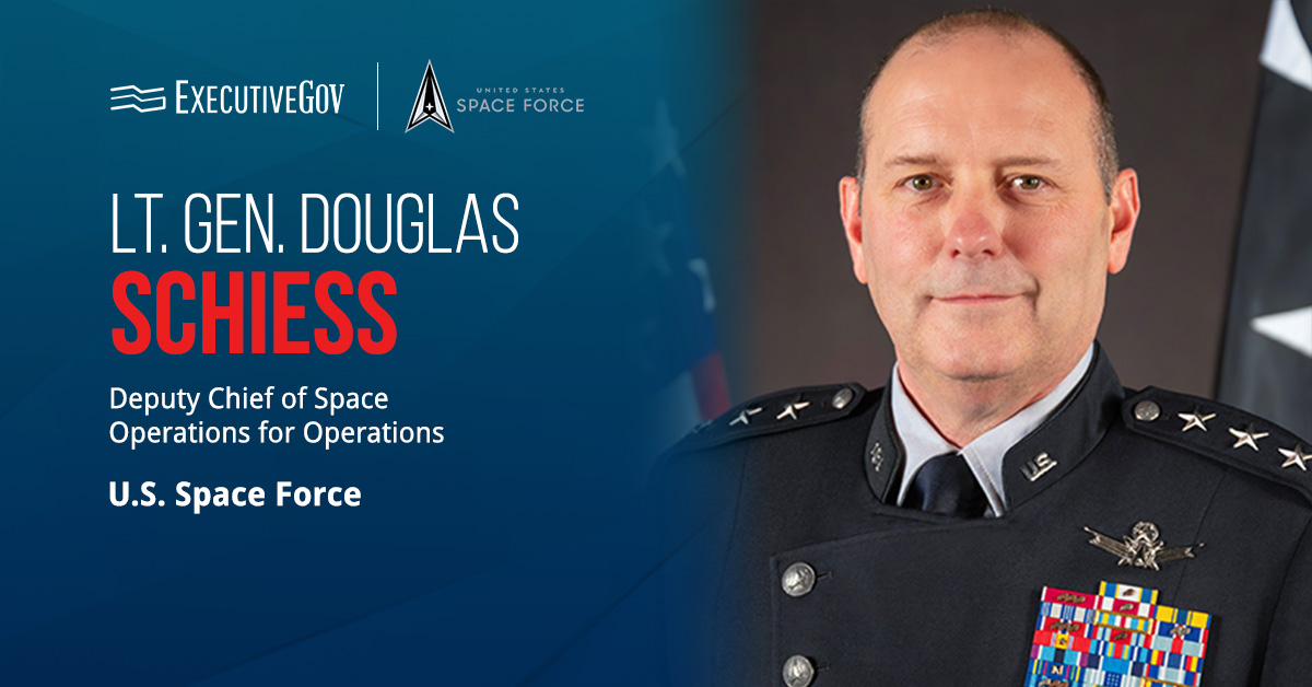 Lt. Gen. Douglas Schiess. The Space Force lieutenant general has been nominated to serve as chief of space operations.