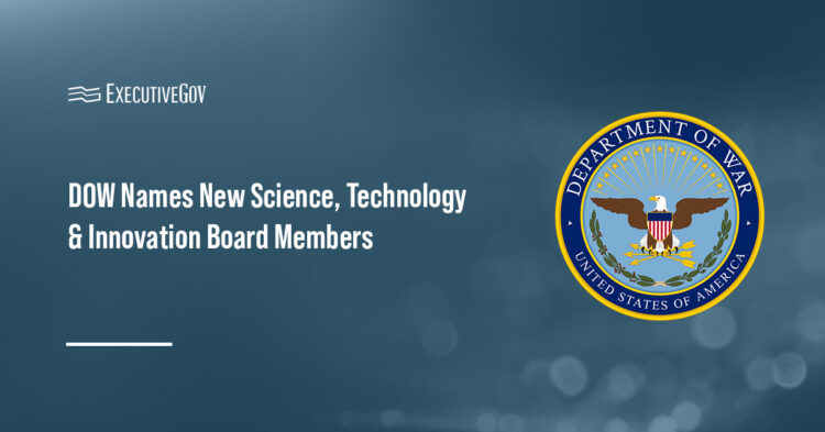 DOW Names New Science, Technology & Innovation Board Members Executive Gov Department of War seal. DOW has announced the new members of the Science, Technology and Innovation Board