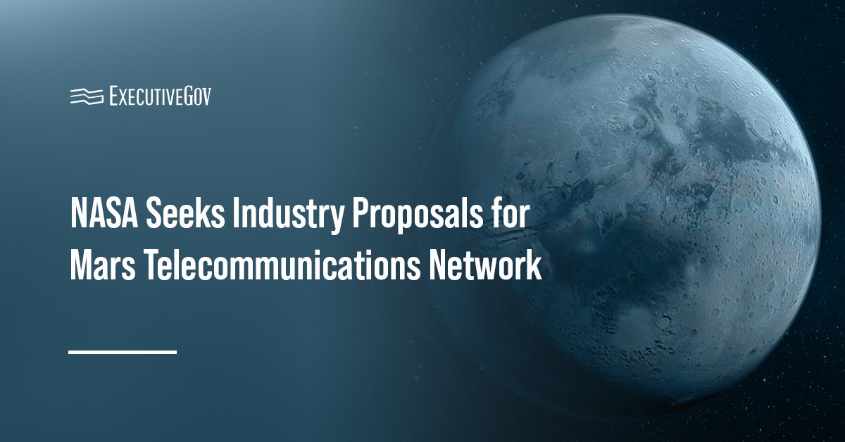Mars. NASA has issued a solictation seeking proposals from vendors capable of developing the Mars Telecommunications Network.
