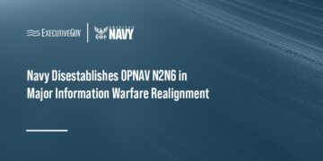 US Navy logo. The Navy has dismantled the Office of the Deputy Chief of Naval Operations for Information Warfare.