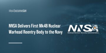 NNSA Delivers First Mk4B Nuclear Warhead Reentry Body to the Navy Executive Gov National Nuclear Security Administration logo. NNSA has produced an Mk4B nuclear warhead reentry body