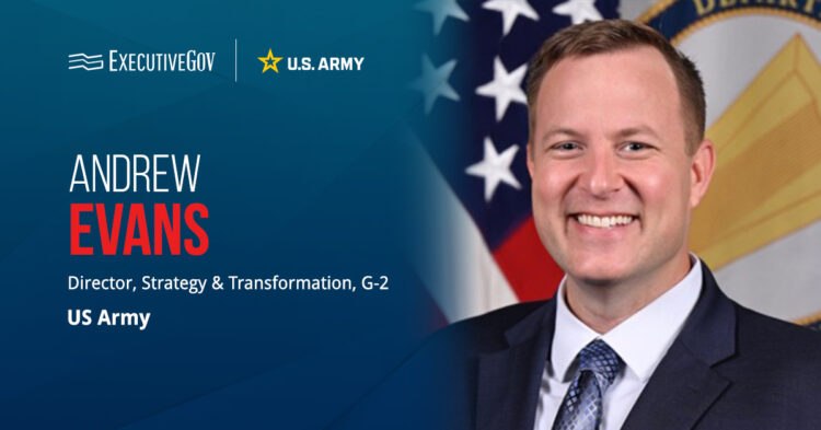 Andrew Evans. The director of strategy & transformation within Army G-2 commented on the Project Wallabee test.