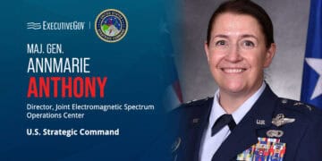 AnnMarie Anthony. The JEC director at USSTRATCOM commented on the ETHEREAL FORGE initiative to advance EW capabilities.