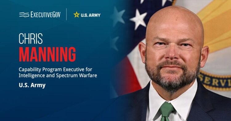 Chris Manning Takes Helm of Army Intelligence & Spectrum Warfare Office Executive Gov Chris Manning. Manning was appointed the U.S. Army's capability program executive for intelligence and spectrum warfare.