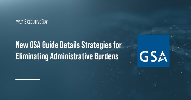 GSA logo. GSA released the Federal Elimination, Optimization and Automation Playbook.