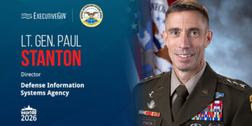 Paul Stanton. The DISA director outlined four priorities to strengthen DOW-industry collaboration and secure the DOWIN.