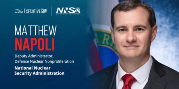 Matthew Napoli. The NNSA official discussed the fifth Global Burst Detector sensor payload delivered to the U.S. Space Force.