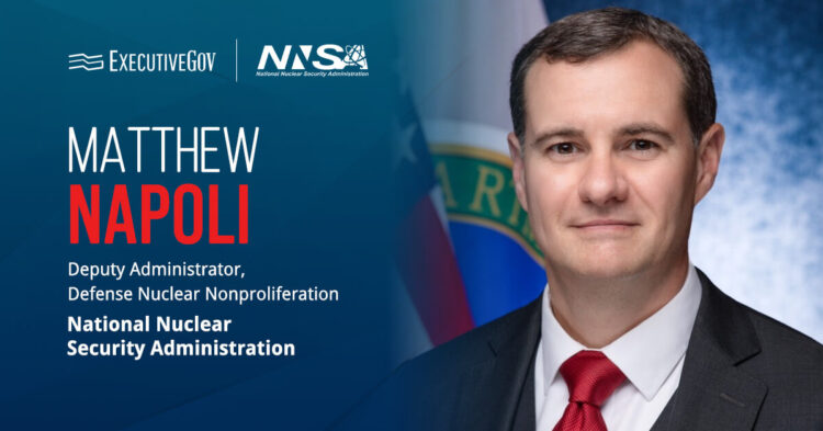 Matthew Napoli. The NNSA official discussed the fifth Global Burst Detector sensor payload delivered to the U.S. Space Force.