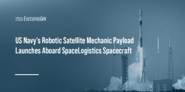 Rocket launch. The NRL's Robotic Servicing of Geosynchronous Satellites payload has been launched into orbit.