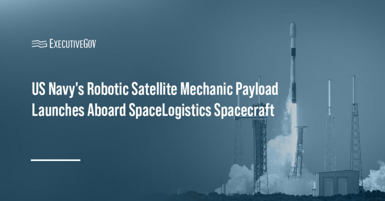 Rocket launch. The NRL's Robotic Servicing of Geosynchronous Satellites payload has been launched into orbit.