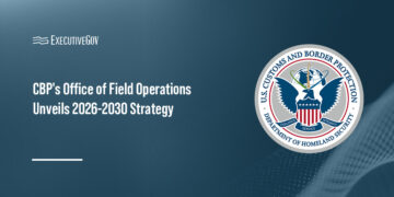 CBP logo. CBP's Office of Field Operations has launched its 2026-2030 strategy to protect national and economic security.