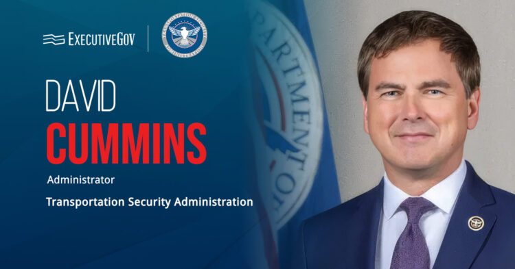 David Cummins. The new administrator of the Transportation Security Administration outlined his priorities for the agency.
