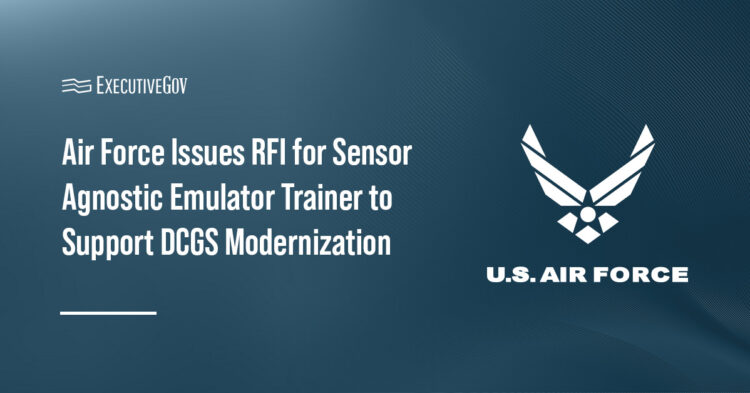 Air Force Issues RFI for Sensor Agnostic Emulator Trainer to Support DCGS Modernization Executive Gov U.S. Air Force logo. The Air Force has issued an RFI for a DCGS training simulator.