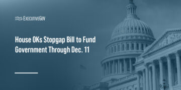 Capitol Hill. The House passed a stopgap bill to fund the federal government through Dec. 11.